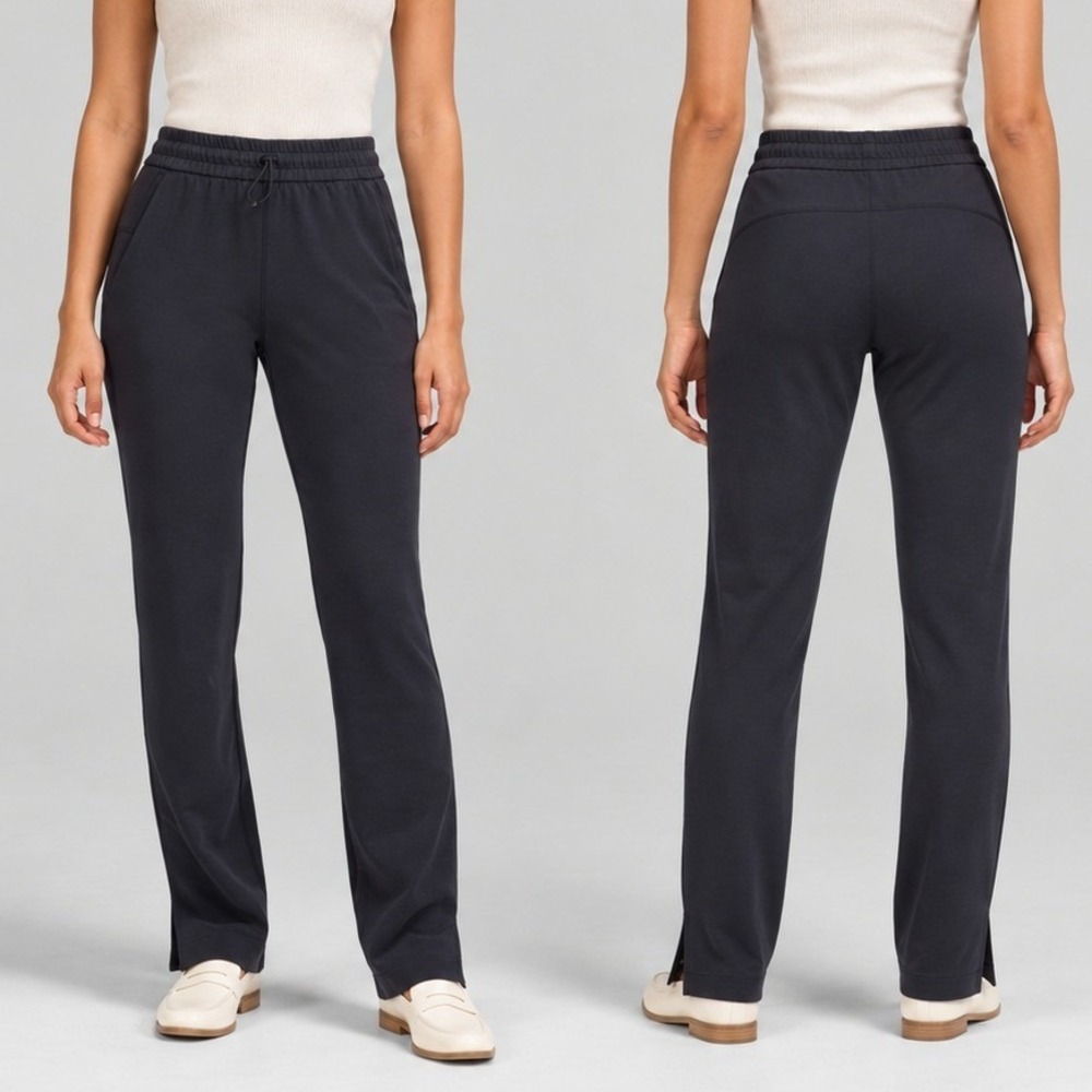 Lululemon Brushed Softstreme Split-Hem High-Rise Pant Women's Size 4 Dark Gray